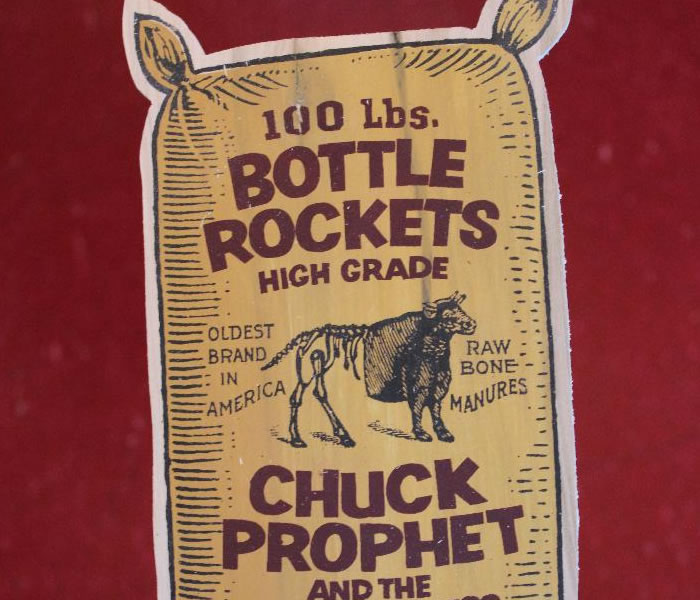 Ocho Loco Wooden Poster Bottle Rockets